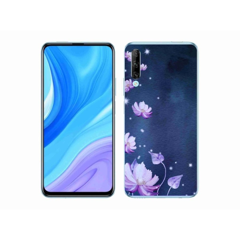 Gélový obal mmCase na mobil Honor 9X Pro - padajúce kvety