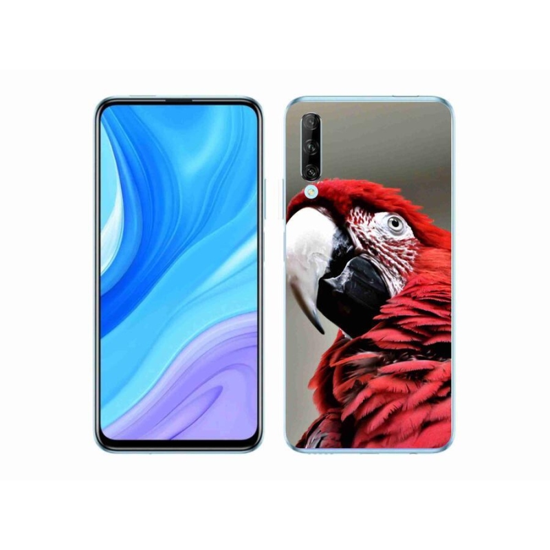 Gélový obal mmCase na mobil Honor 9X Pro - papagáj ara červený