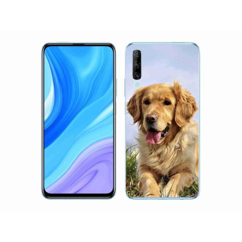 Gélový obal mmCase na mobil Honor 9X Pro - zlatý retriever