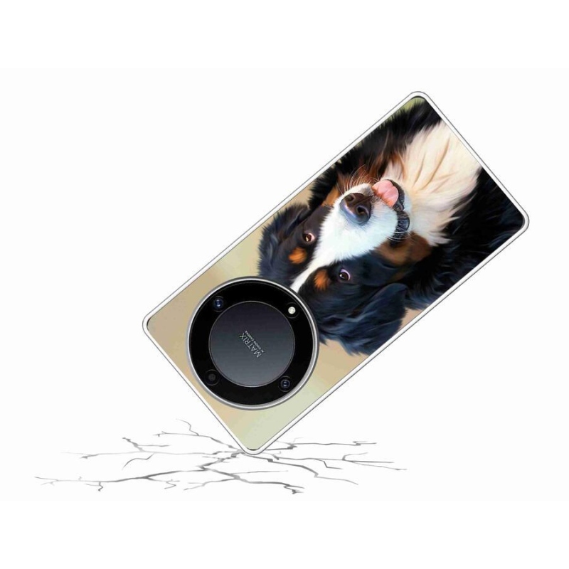 Gélový obal mmCase na mobil Honor Magic 5 Lite 5G - bernský salašnícky pes