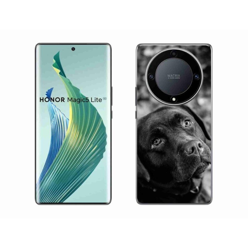 Gélový obal mmCase na mobil Honor Magic 5 Lite 5G - labrador