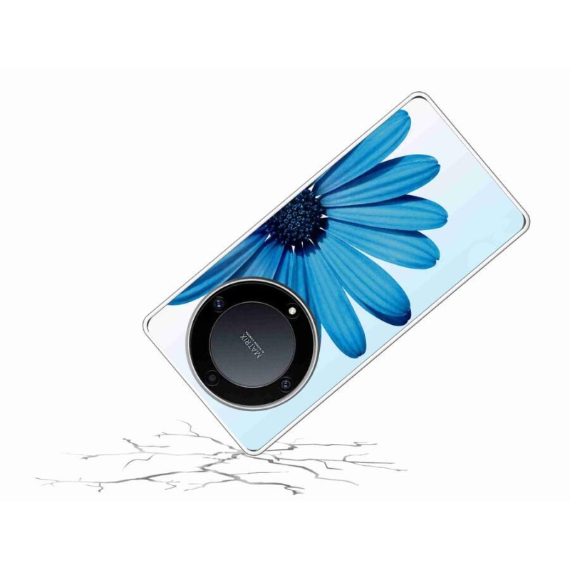 Gélový obal mmCase na mobil Honor Magic 5 Lite 5G - modrá margaréta
