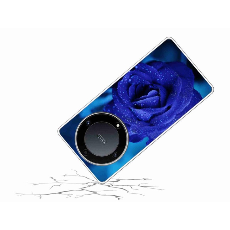 Gélový obal mmCase na mobil Honor Magic 5 Lite 5G - modrá ruža