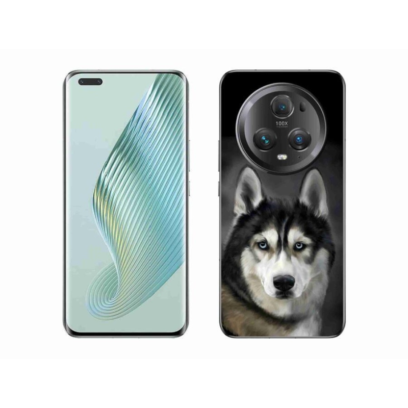 Gélový obal mmCase na mobil Honor Magic 5 Pro 5G - husky