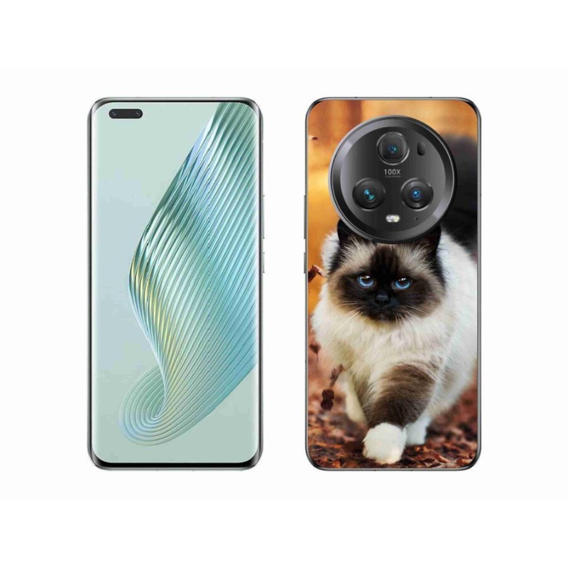 Gélový obal mmCase na mobil Honor Magic 5 Pro 5G - mačka