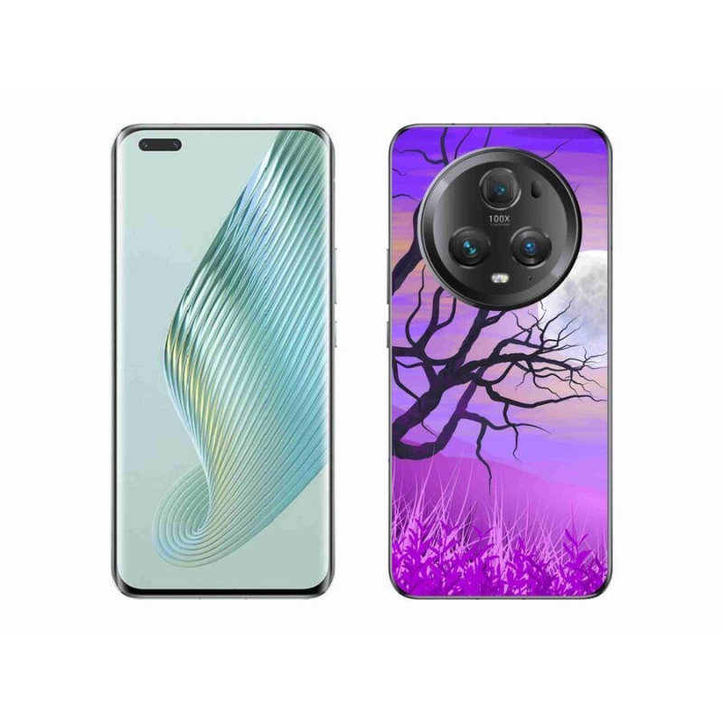 Gélový obal mmCase na mobil Honor Magic 5 Pro 5G - kreslený opadaný strom