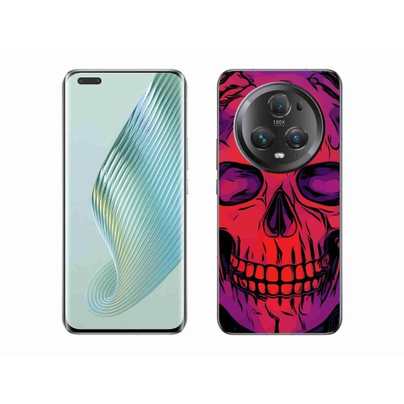 Gélový obal mmCase na mobil Honor Magic 5 Pro 5G - lebka