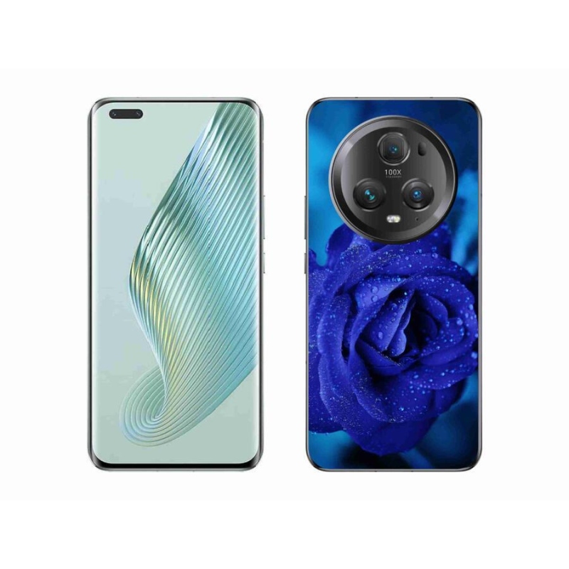 Gélový obal mmCase na mobil Honor Magic 5 Pro 5G - modrá ruža