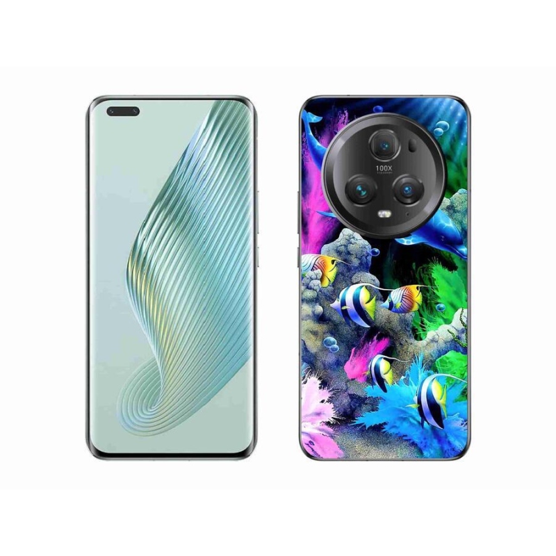 Gélový obal mmCase na mobil Honor Magic 5 Pro 5G - morský svet