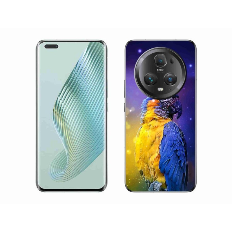 Gélový obal mmCase na mobil Honor Magic 5 Pro 5G - papagáj ara 1