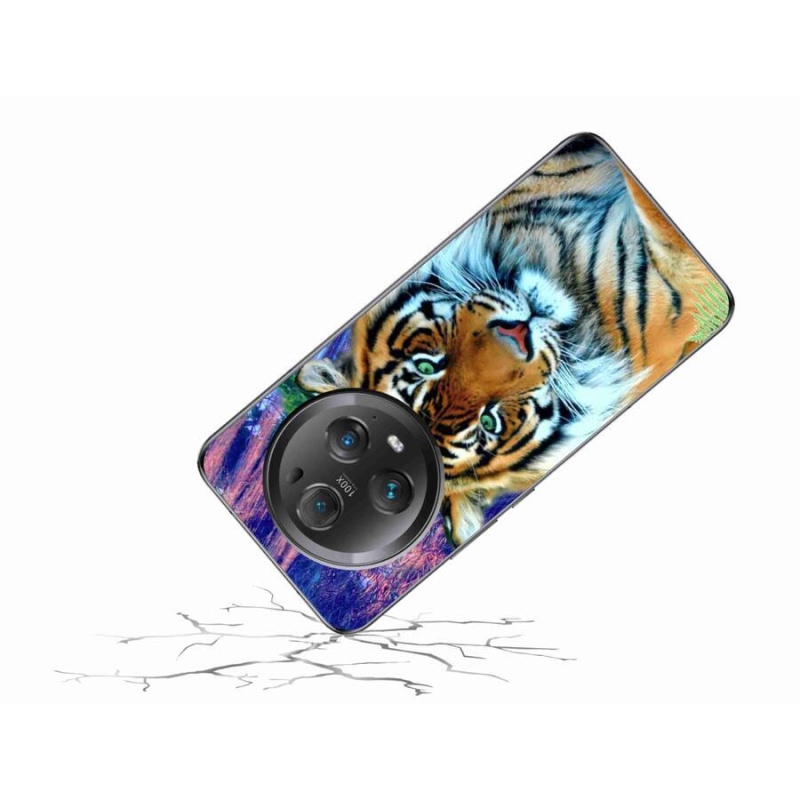 Gélový obal mmCase na mobil Honor Magic 5 Pro 5G - tiger