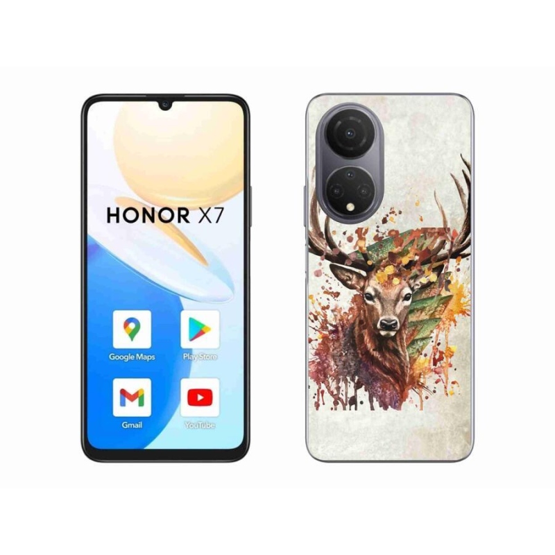 Gélový obal mmCase na mobil Honor X7 - jeleň 1