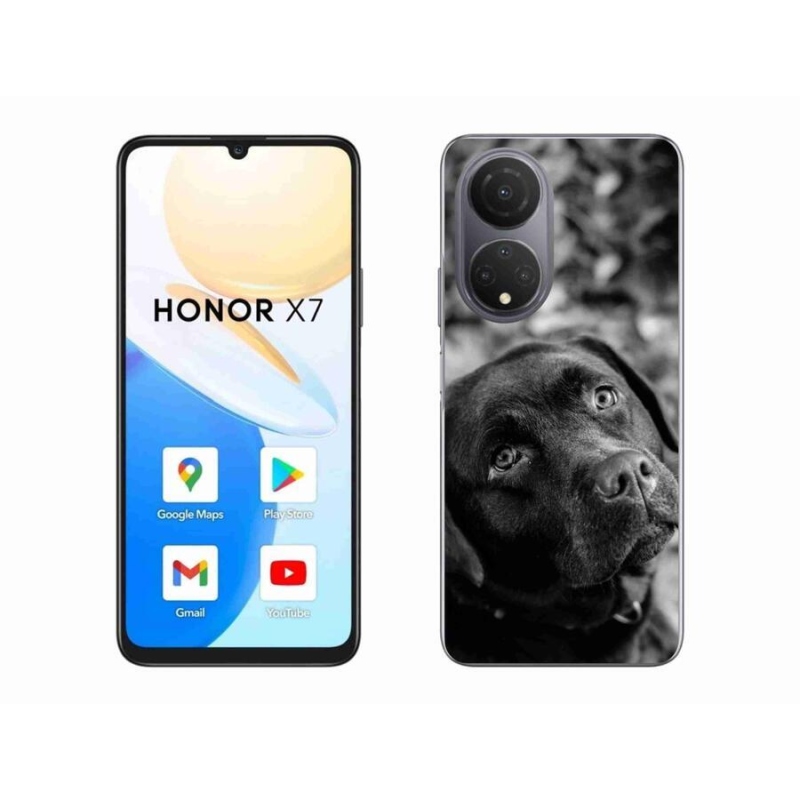 Gélový obal mmCase na mobil Honor X7 - labrador