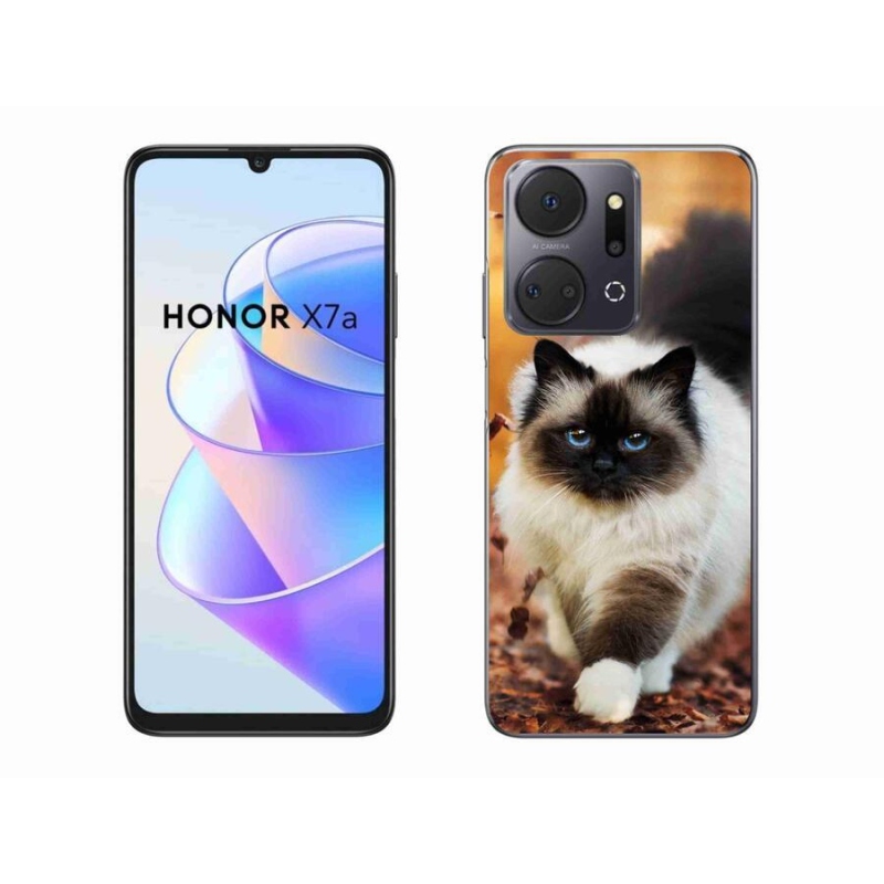 Gélový obal mmCase na mobil Honor X7a - mačka