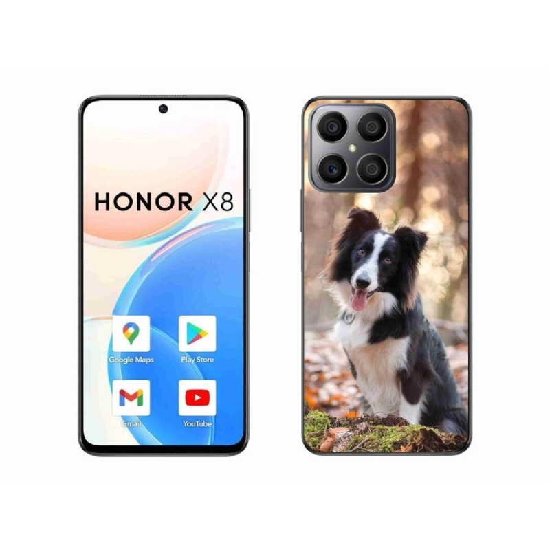 Gélový obal mmCase na mobil Honor X8 4G - border kólia 1