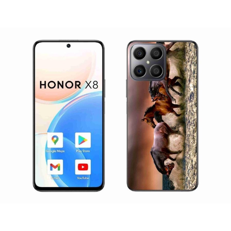 Gélový obal mmCase na mobil Honor X8 4G - kone 1