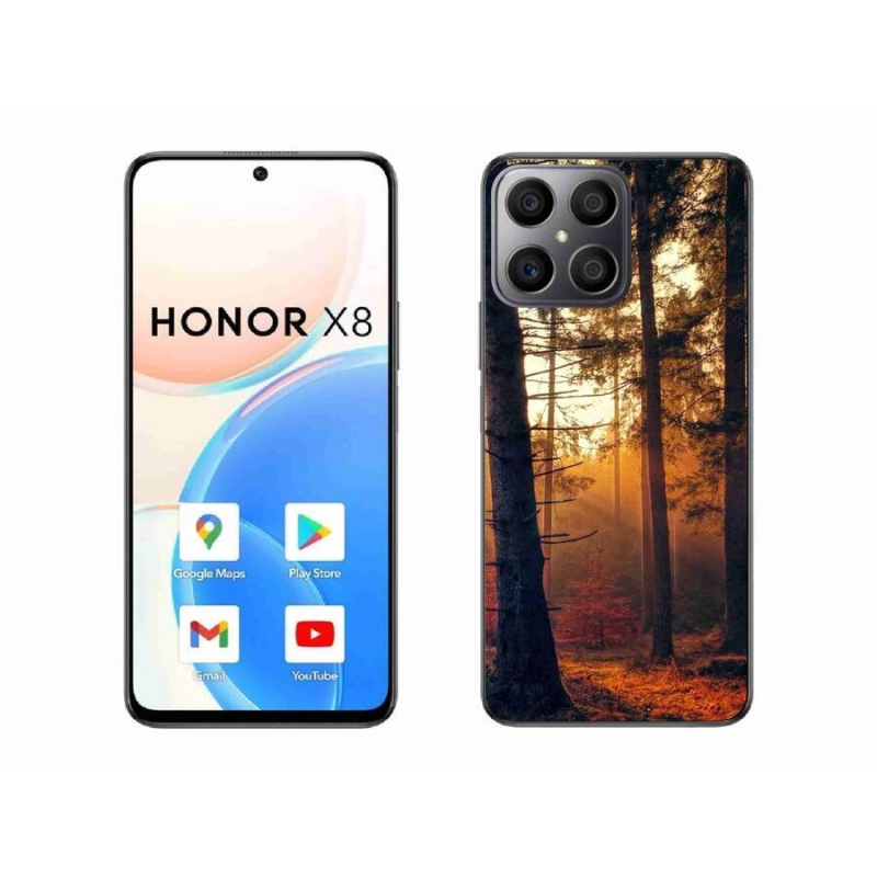 Gélový obal mmCase na mobil Honor X8 4G - les