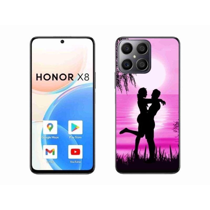 Gélový obal mmCase na mobil Honor X8 4G - západ slnka