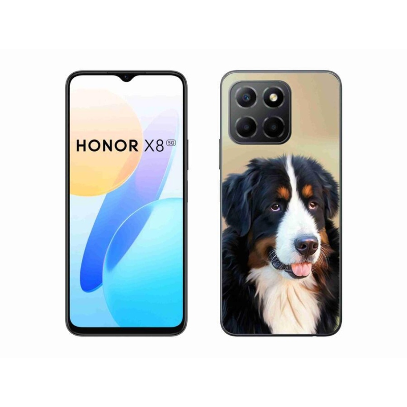 Gélový obal mmCase na mobil Honor X8 5G/Honor 70 Lite 5G - bernský salašnícky pes