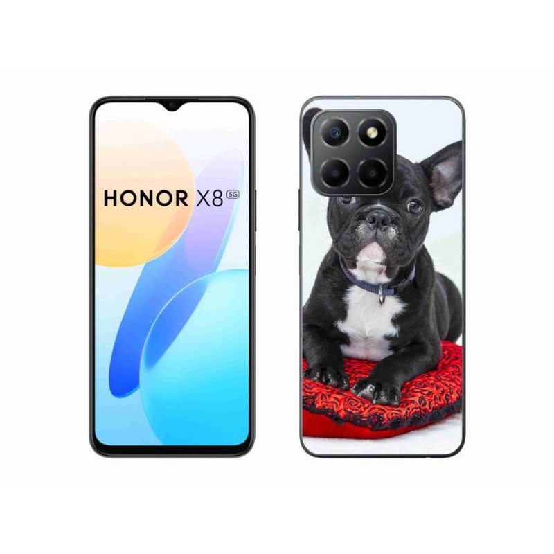 Gélový obal mmCase na mobil Honor X8 5G/Honor 70 Lite 5G - buldog