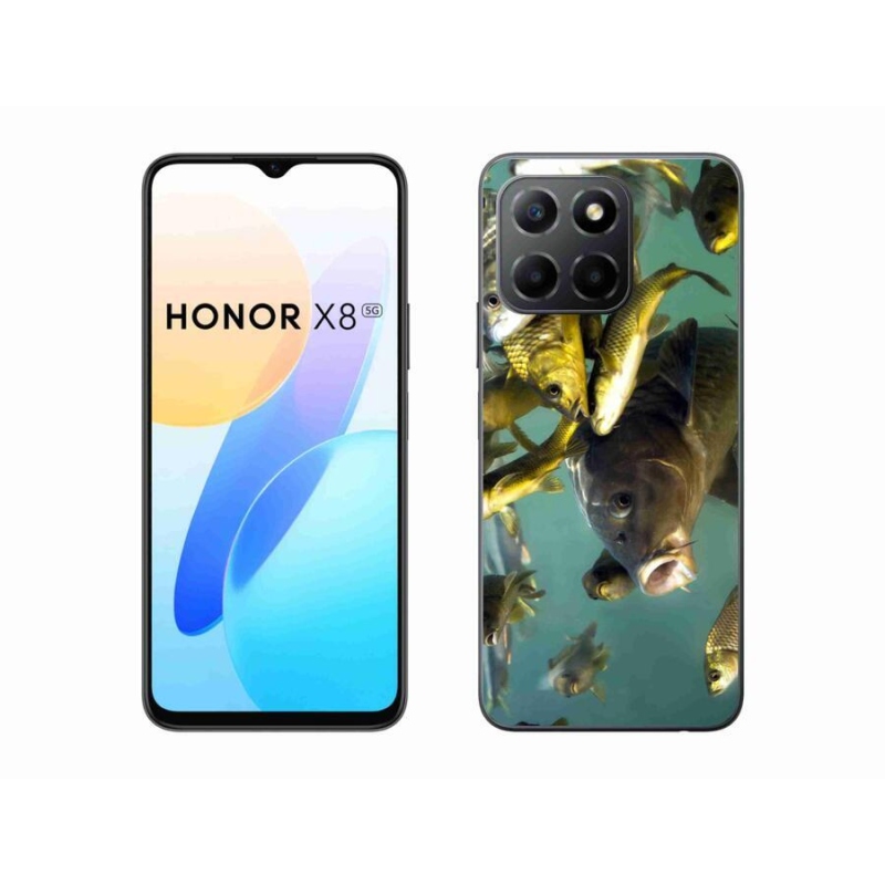 Gélový obal mmCase na mobil Honor X8 5G/Honor 70 Lite 5G - kŕdeľ rýb