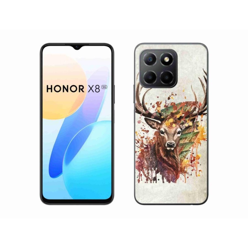 Gélový obal mmCase na mobil Honor X8 5G/Honor 70 Lite 5G - jeleň 1