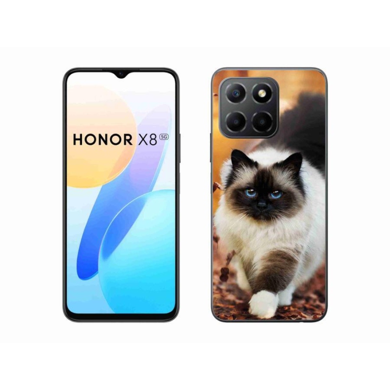 Gélový obal mmCase na mobil Honor X8 5G/Honor 70 Lite 5G - mačka