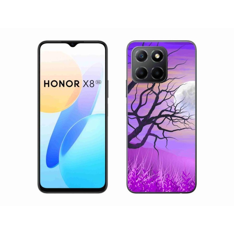 Gélový obal mmCase na mobil Honor X8 5G/Honor 70 Lite 5G - kreslený opadaný strom