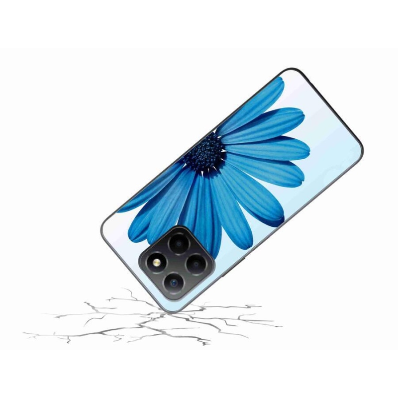 Gélový obal mmCase na mobil Honor X8 5G/Honor 70 Lite 5G - modrá margaréta