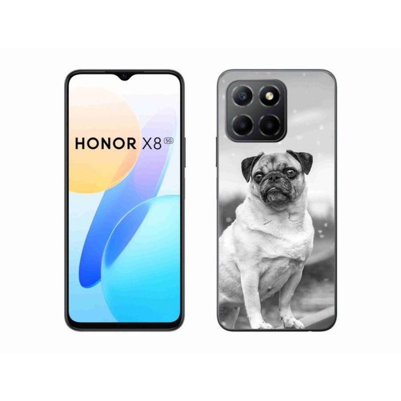 Gélový obal mmCase na mobil Honor X8 5G/Honor 70 Lite 5G - mops