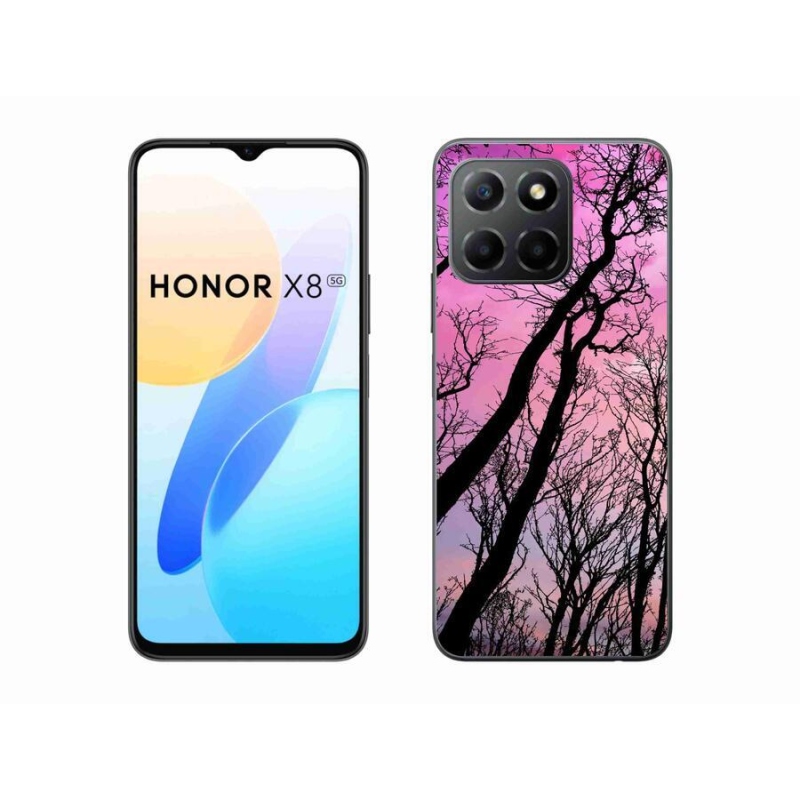 Gélový obal mmCase na mobil Honor X8 5G/Honor 70 Lite 5G - opadané stromy