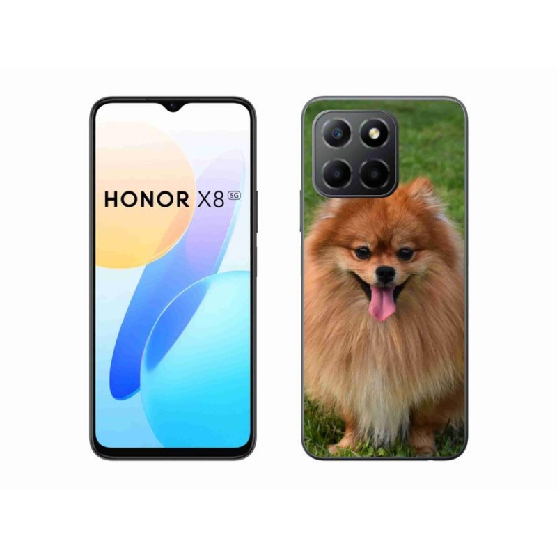 Gélový obal mmCase na mobil Honor X8 5G/Honor 70 Lite 5G - pomeranian
