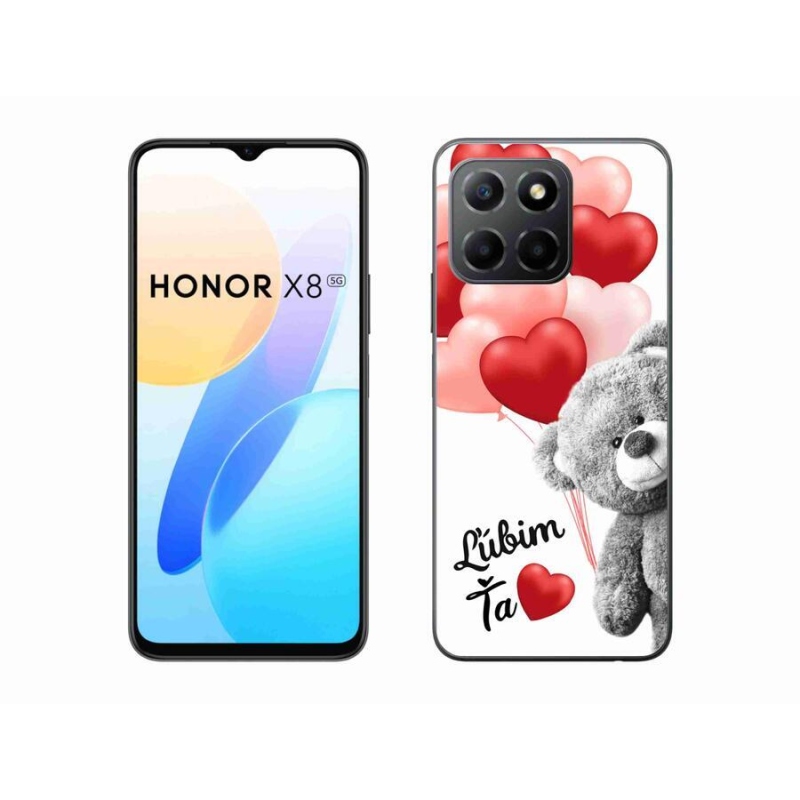 Gélový obal mmCase na mobil Honor X8 5G/Honor 70 Lite 5G - ľúbim ťa sk