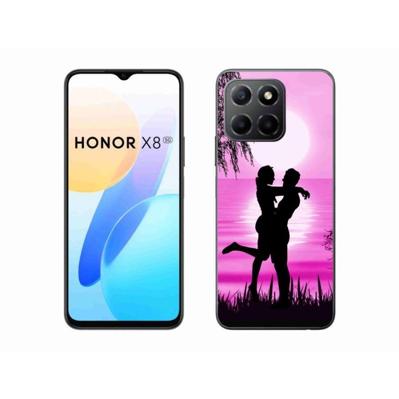 Gélový obal mmCase na mobil Honor X8 5G/Honor 70 Lite 5G - západ slnka