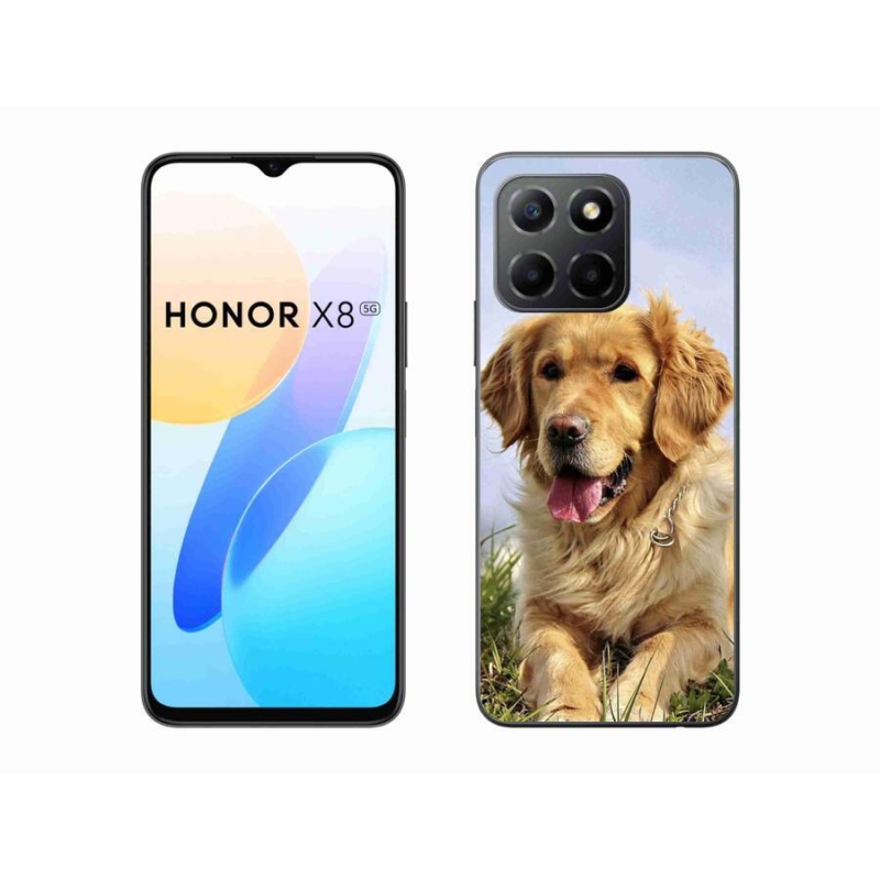 Gélový obal mmCase na mobil Honor X8 5G/Honor 70 Lite 5G - zlatý retriever