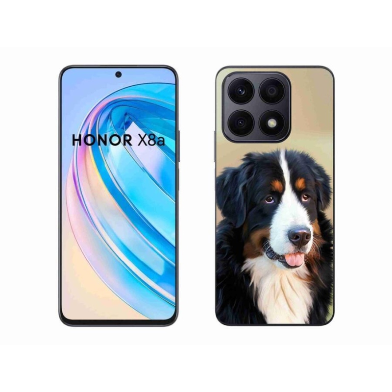 Gélový obal mmCase na mobil Honor X8a - bernský salašnícky pes
