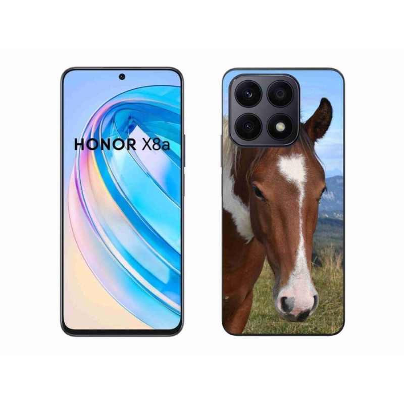 Gélový obal mmCase na mobil Honor X8a - hnedý kôň
