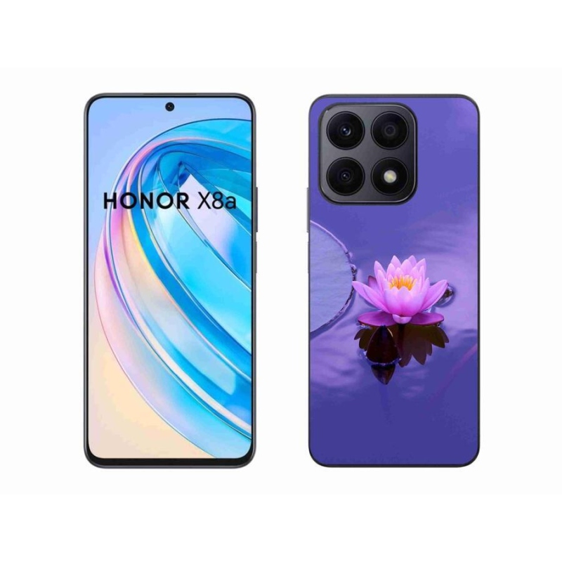 Gélový obal mmCase na mobil Honor X8a - kvet na hladine
