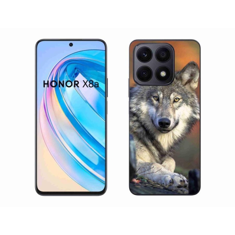 Gélový obal mmCase na mobil Honor X8a - vlk