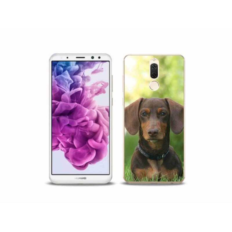 Gélový obal mmCase na mobil Huawei Mate 10 Lite - hnedý jazvečík