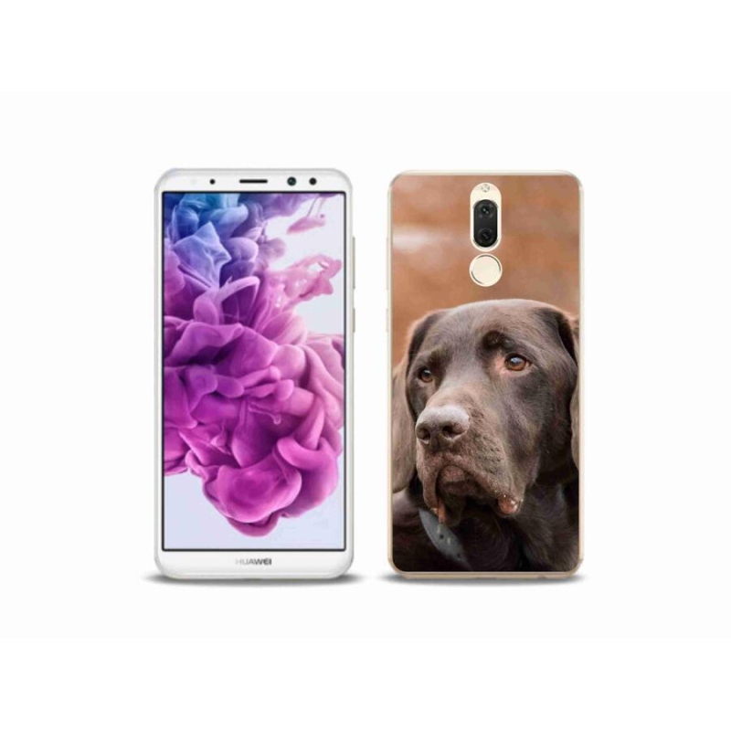 Gélový obal mmCase na mobil Huawei Mate 10 Lite - hnedý labrador