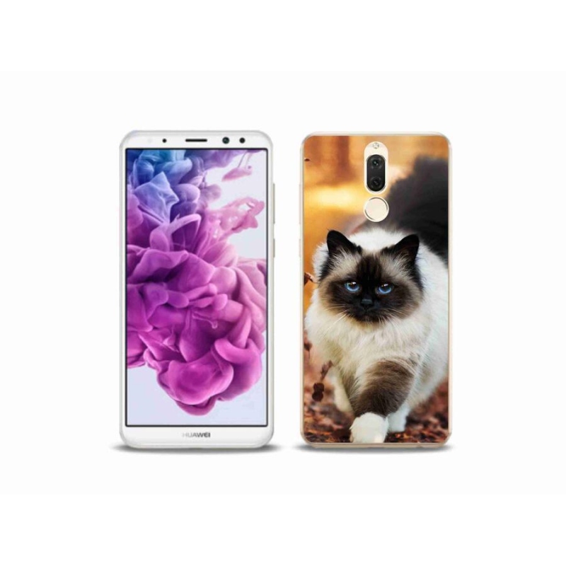 Gélový obal mmCase na mobil Huawei Mate 10 Lite - mačka 1
