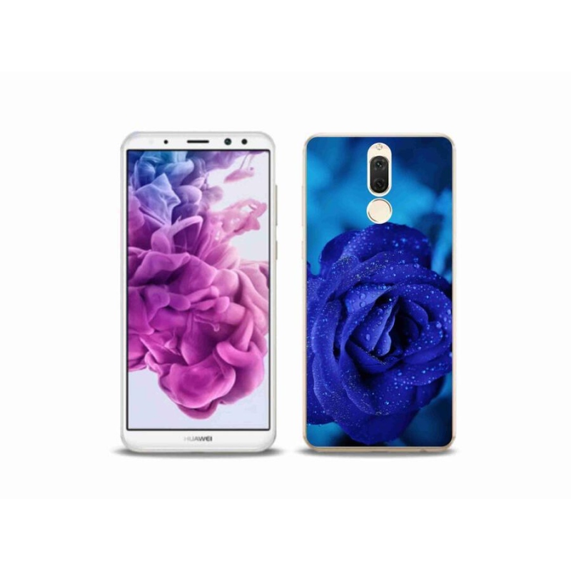 Gélový obal mmCase na mobil Huawei Mate 10 Lite - modrá ruža