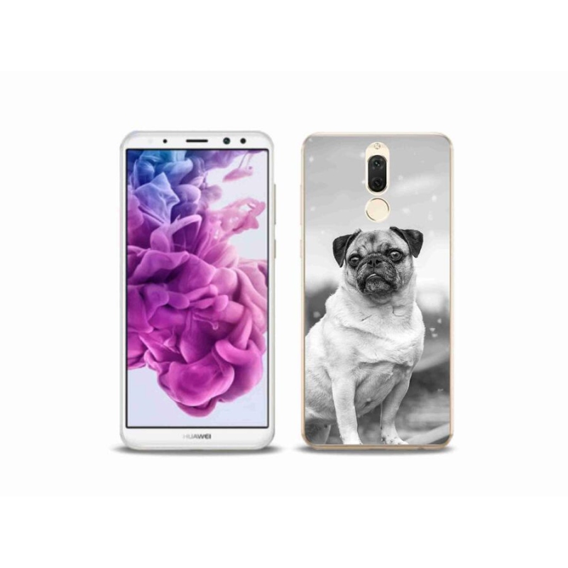 Gélový obal mmCase na mobil Huawei Mate 10 Lite - mops