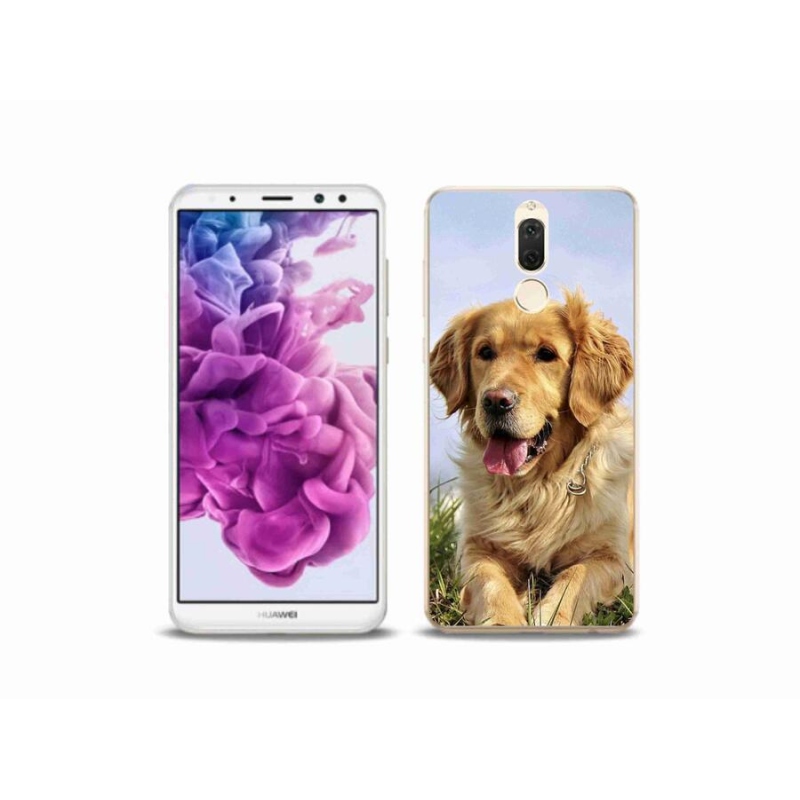 Gélový obal mmCase na mobil Huawei Mate 10 Lite - zlatý retriever