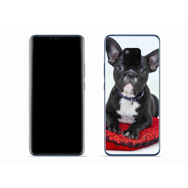 Gélový obal mmCase na mobil Huawei Mate 20 Pro - buldog