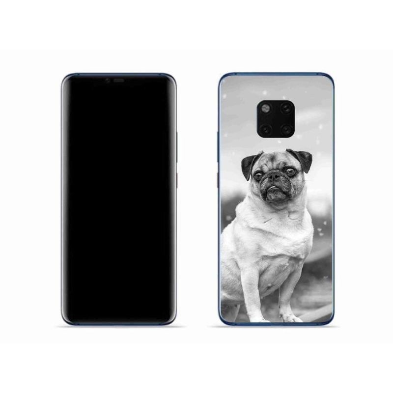 Gélový obal mmCase na mobil Huawei Mate 20 Pro - mops