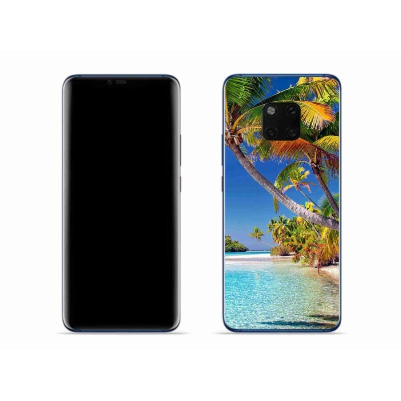 Gélový obal mmCase na mobil Huawei Mate 20 Pro - morská pláž