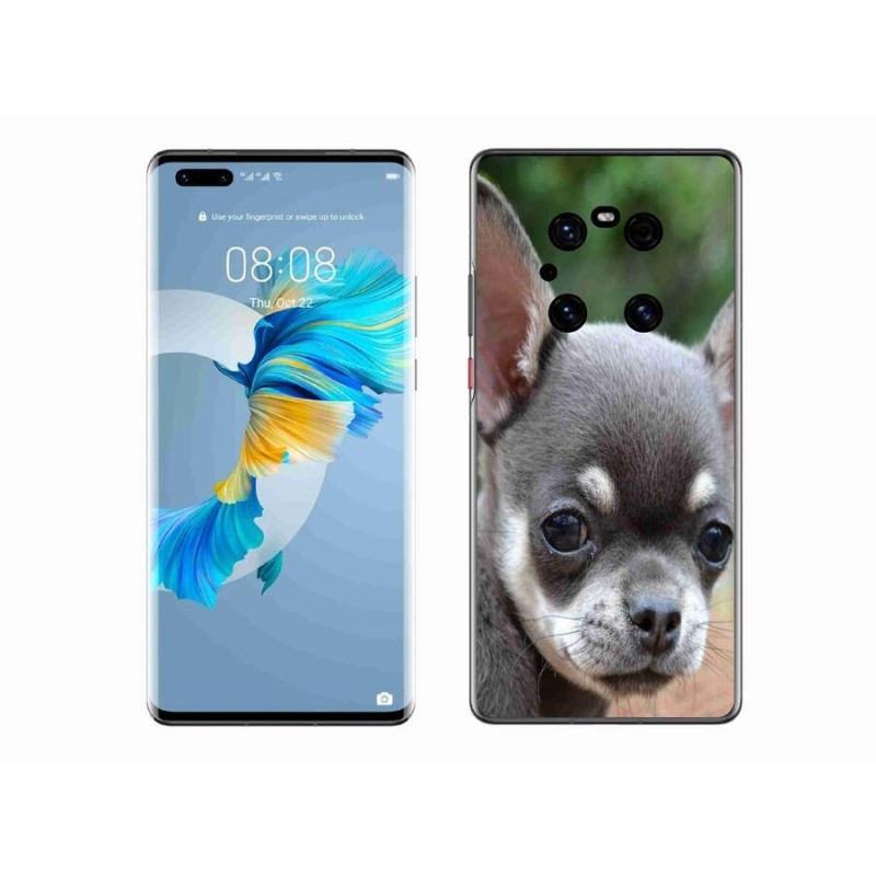 Gélový obal mmCase na mobil Huawei Mate 40 Pro - čivava