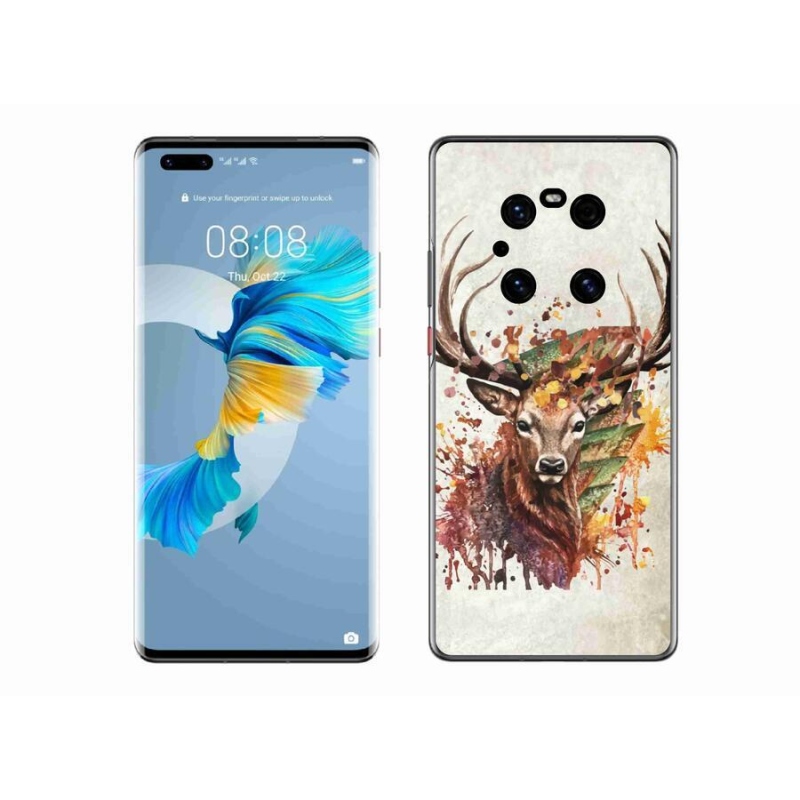 Gélový obal mmCase na mobil Huawei Mate 40 Pro - jeleň 1